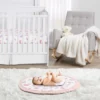 Sweet Jojo Designs Girl Baby Tummy Time Playmat Butterfly Blush Pink And Purple