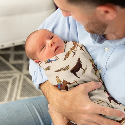 Sweet Jojo Designs Boy Swaddle Baby Blanket Wild West Collection 4 Sweet Jojo Designs Boy Swaddle Baby Blanket Wild West Collection - Image 2