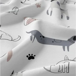 Sweet Jojo Designs Boy, Girl, Unisex/Gender Neutral Shower Curtain 72in.x72in. Cartoon Puppy Grey Taupe And Blue 11 Sweet Jojo Designs Boy, Girl, Unisex/Gender Neutral Shower Curtain 72in.x72in. Cartoon Puppy Grey Taupe And Blue -Kids House GUEST 0562df7f 0bf0 4a94 986f 7e101c8b7a83