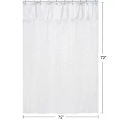Sweet Jojo Designs Shower Curtain 72in.x72in. Eyelet White -Kids House GUEST 0a6f8d60 f25b 4a2c a6ab 1473a3277b87