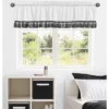 Sweet Jojo Designs Window Valance Treatment 54in. Boho Stitch Black And White -Kids House GUEST 0b1f4991 8959 47b5 90a6 725834608907