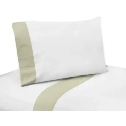 Sweet Jojo Designs Boy Girl Gender Neutral Unisex Toddler Bedding Set Watercolor Woodland Forest Animals Green Brown White 5pc -Kids House GUEST 0eb1e462 1d55 4e76 aca2 fb1e90e9f746 1