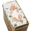 Sweet Jojo Designs Girl Changing Pad Cover Cactus Floral Green Pink And White -Kids House GUEST 0ece8816 5ce3 49c2 9a43 7cdd47cb13f4
