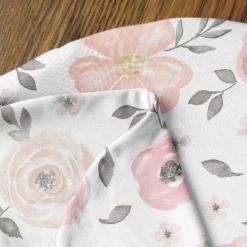 Sweet Jojo Designs Girl Support Nursing Pillow Cover (Pillow Not Included) Watercolor Floral Pink And Grey -Kids House GUEST 102216d5 cb44 448d 83b4 53f82ad863da