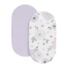 Sweet Jojo Designs Girl Baby Bassinet Fitted Sheets Set Watercolor Floral Purple Pink And Grey 2pc -Kids House GUEST 131b4077 be99 4ae8 b05f 1447a2c19c07