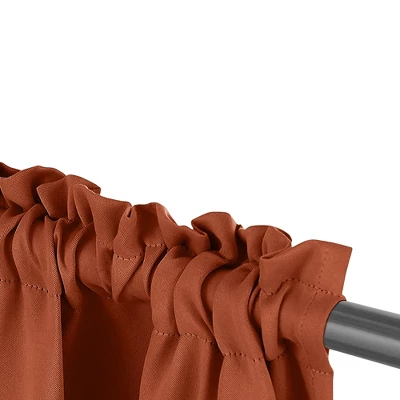 Sweet Jojo Designs Window Curtain Panels 84in. Boho Geometric Orange And Black 6 Sweet Jojo Designs Window Curtain Panels 84in. Boho Geometric Orange And Black - Image 4