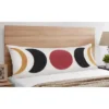 Sweet Jojo Designs Gender Neutral Body Pillow Cover (Pillow Not Included) 54in.x20in. Boho Moon Red Black Yellow -Kids House GUEST 1c63fb6a 8ca5 4138 a73b 818902c0ab01