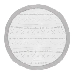 Sweet Jojo Designs Boy Or Girl Gender Neutral Unisex Baby Tummy Time Playmat Woodland Friends Grey And White -Kids House GUEST 1e8c7bd6 9434 4ef8 98d4 c8b08f6db781