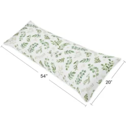 Sweet Jojo Designs Girl Body Pillow Cover (Pillow Not Included) 54in.x20in. Botanical Leaf Green And White 7 Sweet Jojo Designs Girl Body Pillow Cover (Pillow Not Included) 54in.x20in. Botanical Leaf Green And White -Kids House GUEST 1e9814fc c3b5 4118 a6b1 617bf86173dc
