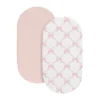 Sweet Jojo Designs Girl Baby Bassinet Fitted Sheets Set Ballerina And Ballet Bows Pink And White 2pc -Kids House GUEST 2177f66d 8551 4b15 b982 89d10e212bfd