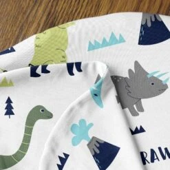Sweet Jojo Designs Boy Support Nursing Pillow Cover (Pillow Not Included) Mod Dinosaur Blue Green And Grey -Kids House GUEST 21916000 a042 44de 9385 cad6b60139fa