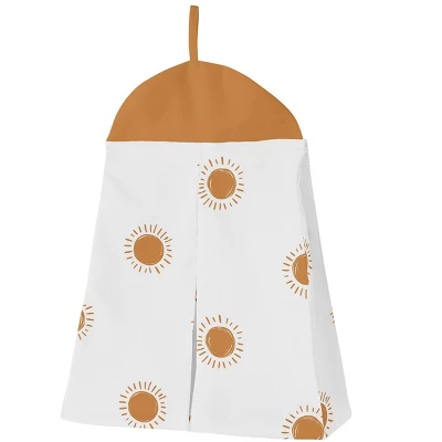 Sweet Jojo Designs Baby Crib Bedding Set - White And Pumpkin Boho Sun Collection 4pc 6 Sweet Jojo Designs Baby Crib Bedding Set - White And Pumpkin Boho Sun Collection 4pc - Image 4