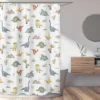 Sweet Jojo Designs Boy Shower Curtain 72in.x72in. Watercolor Dinosaur Dino Multicolor -Kids House GUEST 34346bdf b38d 479a 848a ffac2522df28