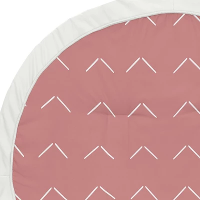 Sweet Jojo Designs Girl Baby Tummy Time Playmat Diamond Tuft Mauve Pink And White 4 Sweet Jojo Designs Girl Baby Tummy Time Playmat Diamond Tuft Mauve Pink And White - Image 2