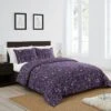 Sweet Jojo Designs Queen Duvet Cover And Shams Set Boho Floral Wildflower Plum Purple And Teal 3pc -Kids House GUEST 39bedcaa 67b7 47e3 af32 5a51d69b797e