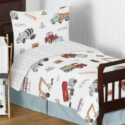 Toddler Construction Truck Bedding Set - Sweet Jojo Designs -Kids House GUEST 39d560cb 9406 417c 8394 5ec2e88dcafc