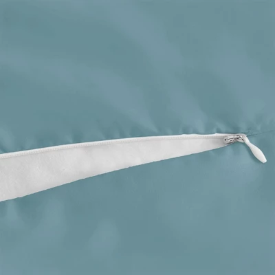 Sweet Jojo Designs King Duvet Cover And Shams Set Boho Floral Wildflower Blue And Orange 3pc 6 Sweet Jojo Designs King Duvet Cover And Shams Set Boho Floral Wildflower Blue And Orange 3pc - Image 4