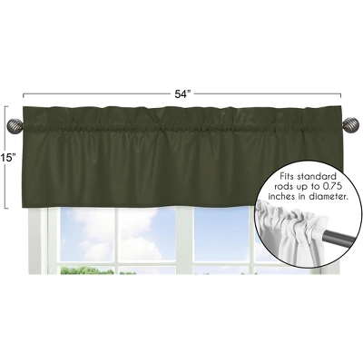 Sweet Jojo Designs Window Valance Treatment 54in. Woodland Camo Green 6 Sweet Jojo Designs Window Valance Treatment 54in. Woodland Camo Green - Image 4