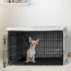 Sweet Jojo Designs Dog Crate Kennel Cover 24in. Watercolor Floral Pink And Grey -Kids House GUEST 45d0cb77 850e 4d83 9ff6 7f5963f02460