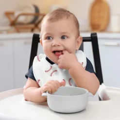 Sweet Jojo Designs Boy Fabric Baby Bibs Baseball Patch White Blue And Grey 3pc -Kids House GUEST 4601ed47 5134 459a 9435 9780488e25c7