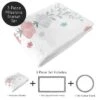 Sweet Jojo Designs Girl Baby Milestone Blanket Pop Floral Pink, Grey And Blue -Kids House GUEST 4aac7ccd f201 4a7e 90bc 36e02bf1b5a6