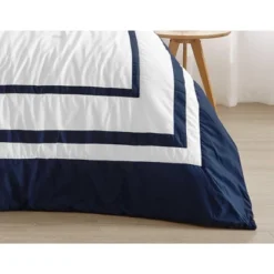Sweet Jojo Designs Full/Queen Comforter Bedding Set Anchors Away Collection Blue And White 3pc -Kids House GUEST 4b1fda4d 4305 44ac 987f 9f3b3ec9729c