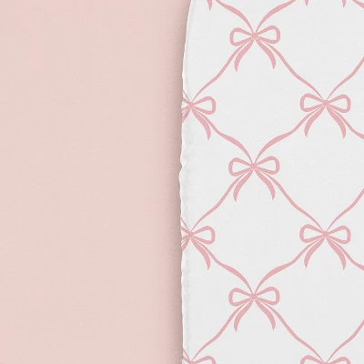 Sweet Jojo Designs Girl Baby Bassinet Fitted Sheets Set Ballerina And Ballet Bows Pink And White 2pc 6 Sweet Jojo Designs Girl Baby Bassinet Fitted Sheets Set Ballerina And Ballet Bows Pink And White 2pc - Image 4