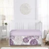Sweet Jojo Designs Girl Baby Crib Bed Skirt Peony Floral Garden Purple And Ivory -Kids House GUEST 538a6566 6bee 4bbc 9bfb d1c186f2b3c4