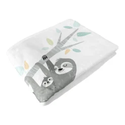 Sweet Jojo Designs Gender Neutral Baby Milestone Blanket Sloth Blue Grey And White -Kids House GUEST 5512c006 7337 4dca 9cdb 3a00de213e36