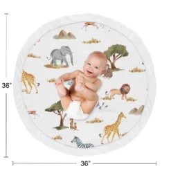 Sweet Jojo Designs Boy Or Girl Gender Neutral Unisex Baby Tummy Time Playmat Jungle Animals Yellow Orange And White 8 Sweet Jojo Designs Boy Or Girl Gender Neutral Unisex Baby Tummy Time Playmat Jungle Animals Yellow Orange And White -Kids House GUEST 58363c30 1c74 4d6e 8169 9d173cbda9ba