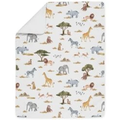 Sweet Jojo Designs Boy Or Girl Gender Neutral Unisex Toddler Bedding Set Jungle Animals Multicolor 5pc -Kids House GUEST 591d6e6d 7e56 4c40 8eb5 d958813461d0