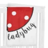 Sweet Jojo Designs Girl Baby Milestone Blanket Polka Dot Ladybug Red Black And White -Kids House GUEST 5c720090 76b4 4ee0 9d95 131e3fcbb41d