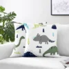Blue & Green Mod Dinosaur Throw Pillow - Sweet Jojo Designs -Kids House GUEST 5c722276 068a 46d2 bffa bf7162170e00
