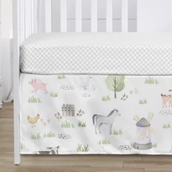 Sweet Jojo Designs Boy Or Girl Gender Neutral Unisex Baby Crib Bed Skirt Farm Animals -Kids House GUEST 5d995cea 83b8 4fb2 baeb ee6518215a50