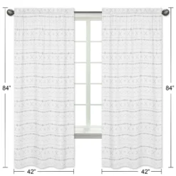 2pc Sweet Jojo Designs Woodland Friends Bohemian Print Window Panel - Sweet Jojo Designs -Kids House GUEST 5e76e942 fbf2 469d 89b9 6f1e3dd128fb