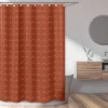Diamond Tuft Collection Shower Curtain Orange - Sweet Jojo Designs -Kids House GUEST 5e7b5e54 08cc 4454 9a9d 811510374a9d