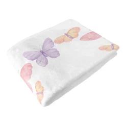 Sweet Jojo Designs Girl Baby Milestone Blanket Butterfly Blush Pink And Purple -Kids House GUEST 5f194ba4 538e 45db 8af3 1bda6e5c960e