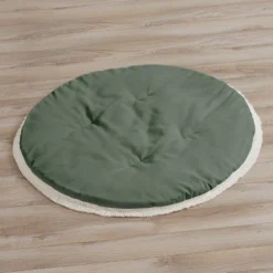 Sweet Jojo Designs Gender Neutral Unisex Baby Tummy Time Playmat Diamond Tuft Green And Ivory -Kids House GUEST 61c86e3c ae5b 4778 ac4c 78ed229ab8ea