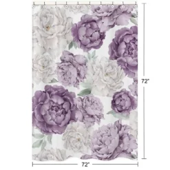 Sweet Jojo Designs Girl Shower Curtain 72in.x72in. Peony Floral Garden Lavender Purple And Ivory 10 Sweet Jojo Designs Girl Shower Curtain 72in.x72in. Peony Floral Garden Lavender Purple And Ivory -Kids House GUEST 639f960d 5424 46d5 ad6b 9c24bafcae54