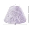 Sweet Jojo Designs Girl Empire Lamp Shade 4in.x7in.x10in. Rose Lavender -Kids House GUEST 65044446 a873 41e0 98fe 54c47f00d8ae
