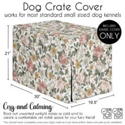 Sweet Jojo Designs Girl Dog Crate Kennel Cover 30in. Vintage Floral Pink Green And Yellow 11 Sweet Jojo Designs Girl Dog Crate Kennel Cover 30in. Vintage Floral Pink Green And Yellow -Kids House GUEST 6535a658 f965 4af7 84d0 0134736487ff