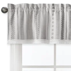 Sweet Jojo Designs Window Valance Treatment 54in. Boho Geometric Jacquard Ivory Black White 9 Sweet Jojo Designs Window Valance Treatment 54in. Boho Geometric Jacquard Ivory Black White -Kids House GUEST 660ba582 ffd5 4bba 8133 890803febb94