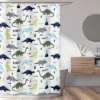Sweet Jojo Designs Shower Curtain 72in.x72in. Mod Dinosaur Blue And Green -Kids House GUEST 68b60fab f860 48ea 9e42 c4c3f80019e3