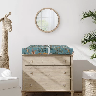 Sweet Jojo Designs Girl Changing Pad Sheet Boho Floral Wildflower Blue Orange And Pink 3 Sweet Jojo Designs Girl Changing Pad Sheet Boho Floral Wildflower Blue Orange And Pink