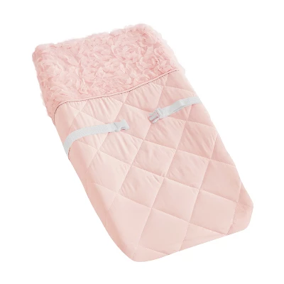 Sweet Jojo Designs Girl Changing Pad Cover Rose Collection Solid Pink 7 Sweet Jojo Designs Girl Changing Pad Cover Rose Collection Solid Pink - Image 5
