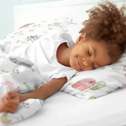 Sweet Jojo Designs Full/Queen Comforter Bedding Set Farm Animals Multicolor 3 Pc -Kids House GUEST 6dfbc86e 9be4 415d 8f91 59a4a9a898b8