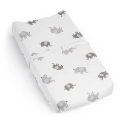 Sweet Jojo Designs Boy Girl Gender Neutral Unisex Changing Pad Sheet Boho Elephant Grey And White -Kids House GUEST 72b5a46f 6072 461d b8bd b935d2ddf643