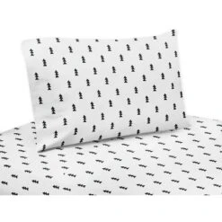 Sweet Jojo Designs Boy Toddler Bedding Set Bear Mountain White And Blue 5pc -Kids House GUEST 785615d8 9b85 4d38 b88a 675409ae228f