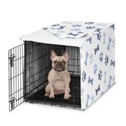 Sweet Jojo Designs Dog Crate Kennel Cover 30in. Paw And Bone Navy Blue And White 13 Sweet Jojo Designs Dog Crate Kennel Cover 30in. Paw And Bone Navy Blue And White -Kids House GUEST 7bc0434b 88d8 4386 bb37 2e666f27e2ed