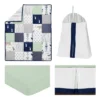 Sweet Jojo Designs Crib Bedding Set - Navy And Mint Woodsy - 4pc 2 Sweet Jojo Designs Crib Bedding Set - Navy And Mint Woodsy - 4pc -Kids House GUEST 7d5b4657 acf2 4276 b011 2850f8a7283a